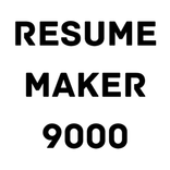 Resume Maker 9000 - PDF CV