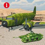 US Army Robot Transport- Army Tank Truck Transport simgesi