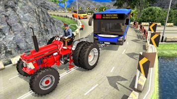 Offroad Towing Chained Tractor Bus screenshot 2