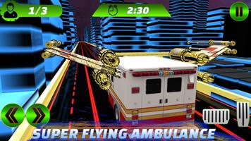Neon Flying Ambulance Rescue Driver poster