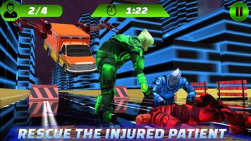 Neon Flying Ambulance Rescue Driver screenshot 1