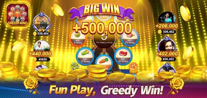 Greedy King - Slot Online Affiche