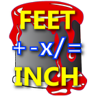 Feet Inch Material Calculator icône