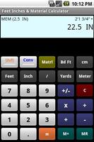 Feet Inch Material Calculator poster