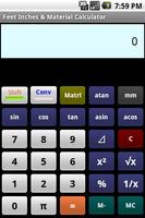 Feet Inch Material Calculator screenshot 1