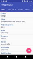 Android Cihaz Bilgileri capture d'écran 1