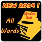 All Words - Quotes Book أيقونة