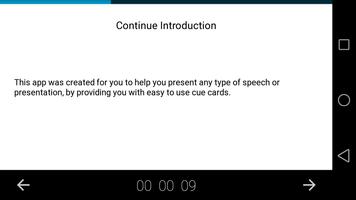 Speech note cards syot layar 1