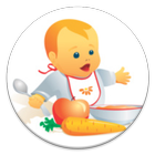 Baby solid food أيقونة