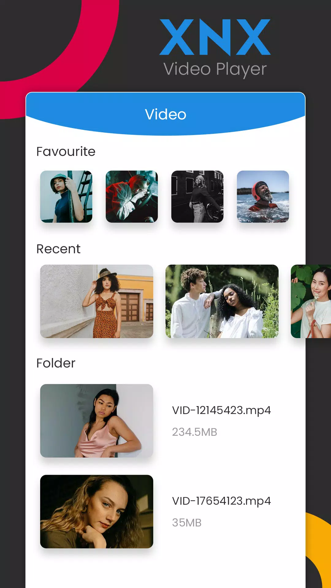 XNX Video Player安卓版应用APK下载 image