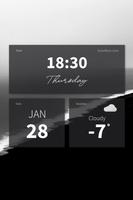 برنامه‌نما Android Clock Widgets عکس از صفحه