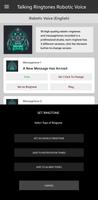 Talking Ringtones RoboticVoice screenshot 1