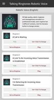 Talking Ringtones RoboticVoice screenshot 3