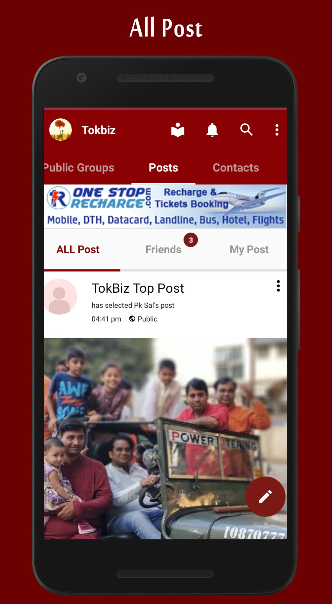 Tokbiz First Indian Social Media App For Android Apk Download