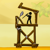 The Catapult - Stick man Throw آئیکن