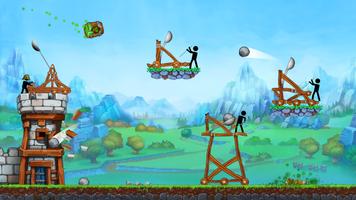 The Catapult - Stick man Throw اسکرین شاٹ 3