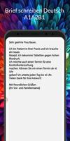 Brief schreiben Deutsch A1A2B1 screenshot 3