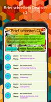 Brief schreiben Deutsch c1 poster