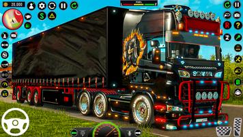 Modern Euro Truck Simulator 3D poster