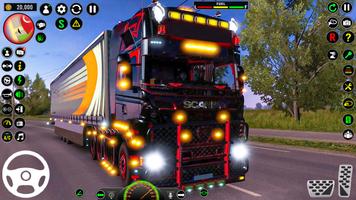 Modern Euro Truck Simulator 3D اسکرین شاٹ 1