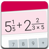 Kalkulator ułamkowy ikona