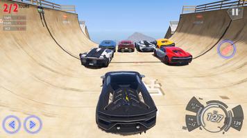 Harte Stunt-Auto-Spiele 3D Plakat