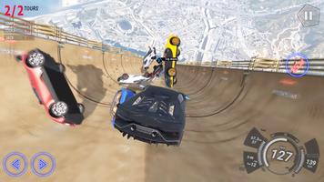 Harte Stunt-Auto-Spiele 3D Screenshot 1