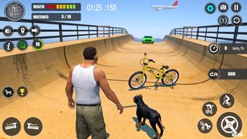 Crazy BMX Cycle Racing Game 3d captura de pantalla 1
