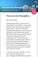 Long Distance Relationship Love Letter capture d'écran 1