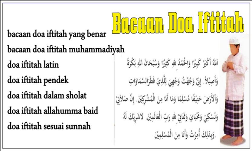 Doa iftitah dilakukan setelah