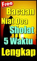 Bacaan Tata Cara Niat Doa Sholat 5 Waktu Lengkap Plakat