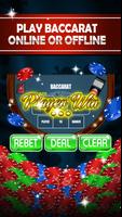 Casino de baccarat-Juego en línea y fuera de línea Poster