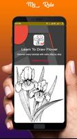 Learn To Draw Flower Affiche