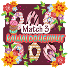 Match 3 Delight Doughnut icône