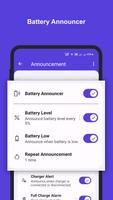 برنامه‌نما Battery Announcer عکس از صفحه