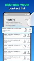 Recover Contacts & Backup স্ক্রিনশট 3