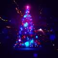 3D Christmas Tree Wallpaper