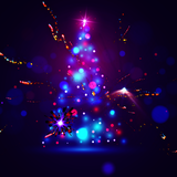 3D Christmas Tree Wallpaper Zeichen