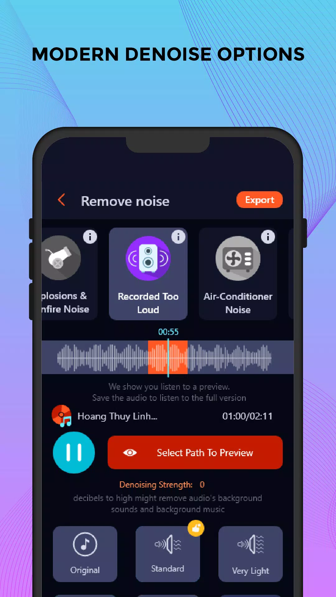 Remove noise: Reduce noise mp3 APK for Android Download