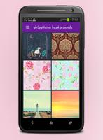 girly Wallpapers for Girls پوسٹر