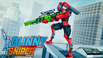 FPS Bunny Robot Counter Terrorist - Shooting Games Affiche