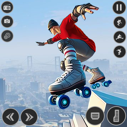 Roller Skate Stunt Racing Game