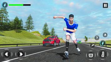 roller skate: jogos de skate Cartaz