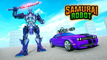 Samurai Robot الملصق