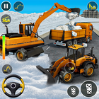 Snow Excavator Simulator Game ikon