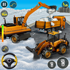 Snow Excavator Simulator Game ไอคอน