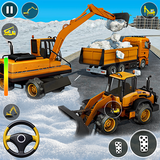 Snow Excavator Simulator Game ikon