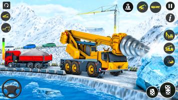 Snow Excavator Simulator Game स्क्रीनशॉट 2
