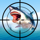 Hungry Shark Hunting Games أيقونة