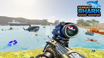 Hungry Shark Hunting Games الملصق
